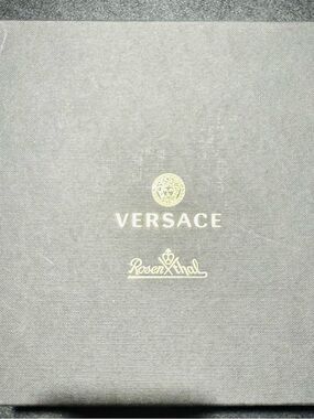 Versace x Rosenthal collab Crystal Medusa Tray